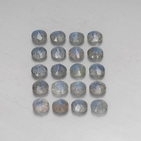 Labradorite Gemstone in 4.7 mm Size for Sale, Labradorite Stone in Multicolor Color