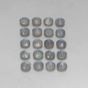 Labradorite Gemstone in 4.8 mm Size for Sale, Labradorite Stone in Multicolor Color