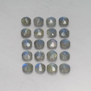 Labradorite Gemstone in 4.7 mm Size for Sale, Labradorite Stone in Multicolor Color