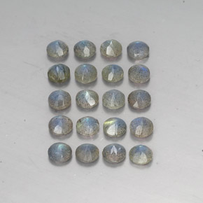 Labradorite Gemstone in 4.7 mm Size for Sale, Labradorite Stone in Multicolor Color