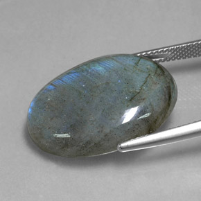 Labradorite Gemstone in 23.9 x 16.5 mm Size for Sale, Labradorite Stone in Multicolor Color