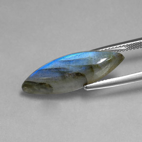 Labradorite Gemstone in 25.1 x 7.9 mm Size for Sale, Labradorite Stone in Multicolor Color