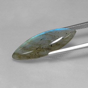 Labradorite Gemstone in 27.5 x 10.3 mm Size for Sale, Labradorite Stone in Multicolor Color