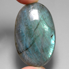 77.11 ct Multicolor Labradorite Gemstone, Labradorite Gem in Oval Cabochon Shape for Sale.