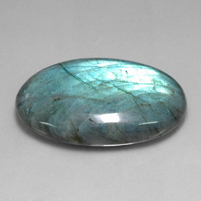 77.11 ct Multicolor Labradorite Stone, Natural Labradorite in Oval Cabochon Shape for Sale