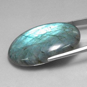Labradorite Gemstone in 41.1 x 26 mm Size for Sale, Labradorite Stone in Multicolor Color