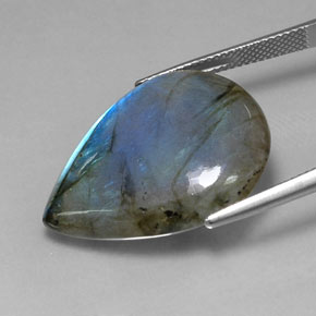 Labradorite Gemstone in 26.8 x 20.8 mm Size for Sale, Labradorite Stone in Multicolor Color