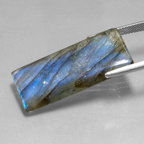 Labradorite Gemstone in 31.8 x 13.7 mm Size for Sale, Labradorite Stone in Multicolor Color