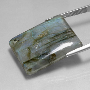Labradorite Gemstone in 26.9 x 21.1 mm Size for Sale, Labradorite Stone in Multicolor Color