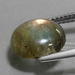 Labradorite Gemstone in 11 x 9 mm (calibrated) Size for Sale, Labradorite Stone in Multicolor Color