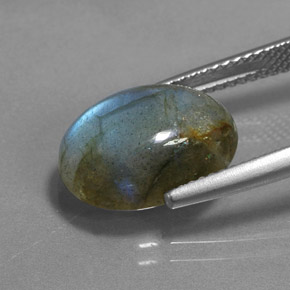 Labradorite Gemstone in 14 x 10 mm (calibrated) Size for Sale, Labradorite Stone in Multicolor Color