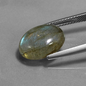 Labradorite Gemstone in 14 x 10 mm (calibrated) Size for Sale, Labradorite Stone in Multicolor Color