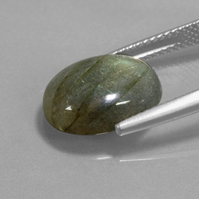 Labradorite Gemstone in 13.4 x 10.4 mm Size for Sale, Labradorite Stone in Multicolor Color