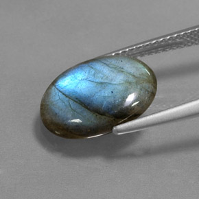 Labradorite Gemstone in 13.6 x 9.6 mm Size for Sale, Labradorite Stone in Multicolor Color