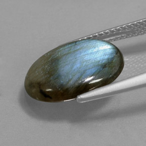 Labradorite Gemstone in 14 x 10 mm (calibrated) Size for Sale, Labradorite Stone in Multicolor Color