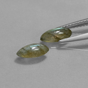 Labradorite Gemstone in 8.3 x 3.7 mm Size for Sale, Labradorite Stone in Multicolor Color