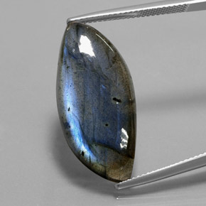 17.63 ct Multicolor Labradorite Gemstone, Labradorite Gem in Fancy Cabochon Shape for Sale.
