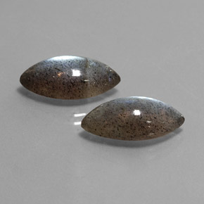 11.51 ct Multicolor Labradorite Stone, Natural Labradorite in Marquise Cabochon Shape for Sale