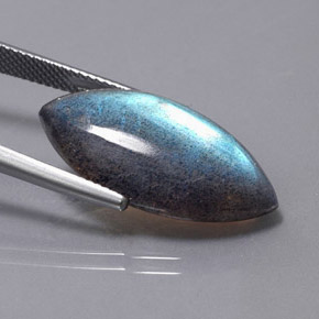 Labradorite Gemstone in 24.5 x 12.8 mm Size for Sale, Labradorite Stone in Multicolor Color