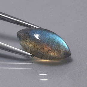 Labradorite Gemstone in 16 x 8 mm (calibrated) Size for Sale, Labradorite Stone in Multicolor Color