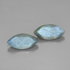 5.48 ct Multicolor Labradorite Gemstone, Labradorite Gem in Marquise Facet Shape for Sale.