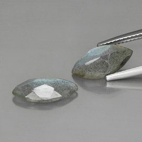 Labradorite Gemstone in 14 x 7 mm (calibrated) Size for Sale, Labradorite Stone in Multicolor Color
