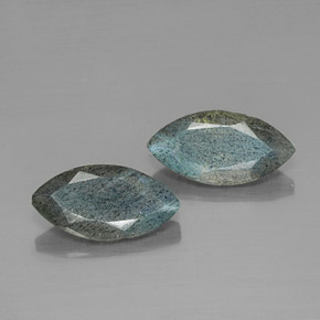 5.06 ct Multicolor Labradorite Gemstone, Labradorite Gem in Marquise Facet Shape for Sale.