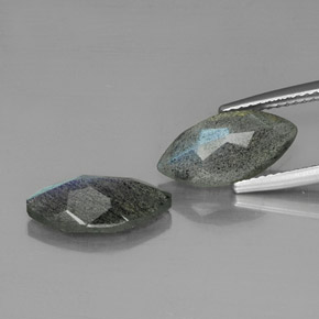 Labradorite Gemstone in 14 x 7 mm (calibrated) Size for Sale, Labradorite Stone in Multicolor Color