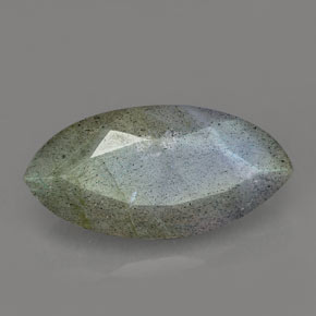 2.88 ct Multicolor Labradorite Stone, Natural Labradorite in Marquise Facet Shape for Sale