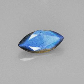 2.30 ct Blue Labradorite Stone, Natural Labradorite in Marquise Facet Shape for Sale