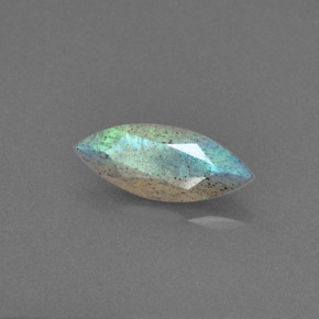 1.40 ct Blue Labradorite Stone, Natural Labradorite in Marquise Facet Shape for Sale
