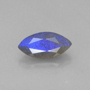 2.84 ct Blue Labradorite Gemstone, Labradorite Gem in Marquise Facet Shape for Sale.
