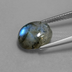 Labradorite Gemstone in 11 x 9 mm (calibrated) Size for Sale, Labradorite Stone in Multicolor Color