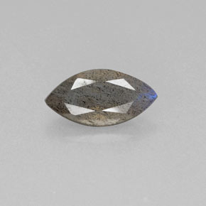 2.62 ct Blue Labradorite Gemstone, Labradorite Gem in Marquise Facet Shape for Sale.