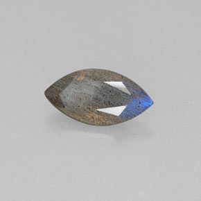 2.62 ct Blue Labradorite Stone, Natural Labradorite in Marquise Facet Shape for Sale