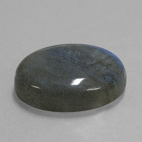 21.99 ct Blue Labradorite Stone, Natural Labradorite in Oval Cabochon Shape for Sale