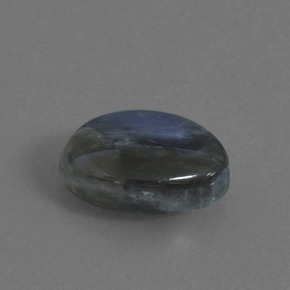 4.53 ct Blue Labradorite Stone, Natural Labradorite in Oval Cabochon Shape for Sale