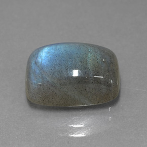 7.88 ct Blue Labradorite Stone, Natural Labradorite in Cushion Cabochon Shape for Sale