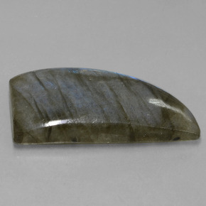 25.81 ct Blue Labradorite Stone, Natural Labradorite in Fancy Cabochon Shape for Sale