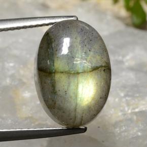 Multicolor Labradorite Gem - 8.5ct Oval Cabochon (ID: 469755)