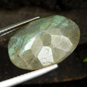 Labradorite Gemstone in 18 x 13 mm (calibrated) Size for Sale, Labradorite Stone in Multicolor Color