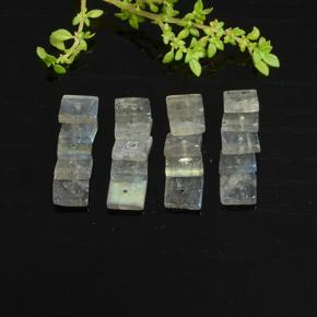 Labradorite Gemstones in 5.4 x 5.1 mm Size for Sale, Labradorite Stones in Multicolor Color