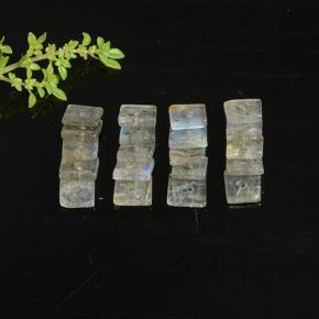Labradorite Gemstones in 5 x 5 mm (calibrated) Size for Sale, Labradorite Stones in Multicolor Color