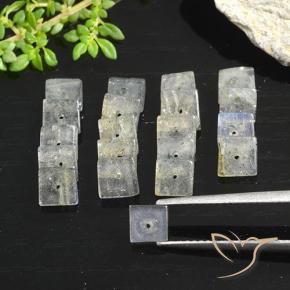 Labradorite Gemstones in 5 x 4.8 mm Size for Sale, Labradorite Stones in Multicolor Color