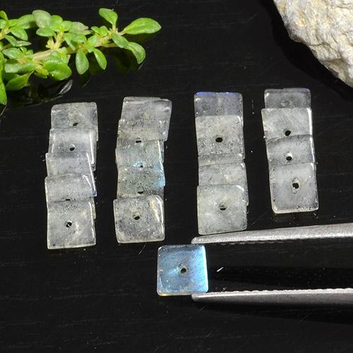 Labradorite Gemstones in 4.5 x 4.3 mm Size for Sale, Labradorite Stones in Multicolor Color