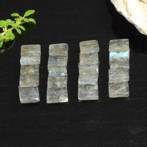 8.8ct Square with Hole Gray Blue Sheen Labradorite for sale thumb image of 8.8ct Square with Hole Gray Blue Sheen Labradorite (ID: 479230)