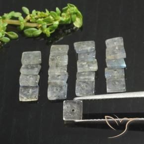 Labradorite Gemstones in 4.5 x 4.5 mm Size for Sale, Labradorite Stones in Multicolor Color