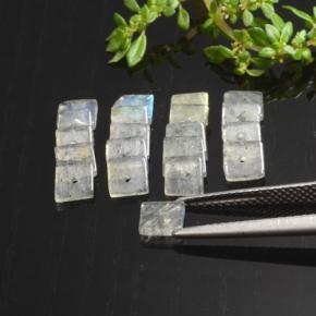 Labradorite Gemstones in 5 x 5 mm (calibrated) Size for Sale, Labradorite Stones in Multicolor Color