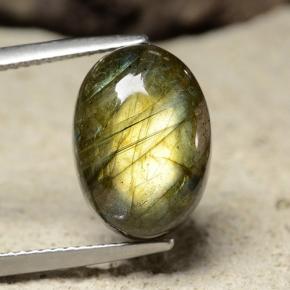 8.5ct Oval Cabochon Gray Blue Sheen Labradorite Gem for sale 8.5ct Oval Cabochon Gray Blue Sheen Labradorite Gem (ID: 489564)