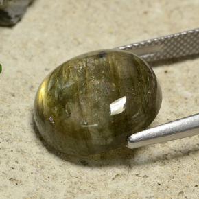 Labradorite Gemstone in 15 mm (calibrated) Size for Sale, Labradorite Stone in Multicolor Color
